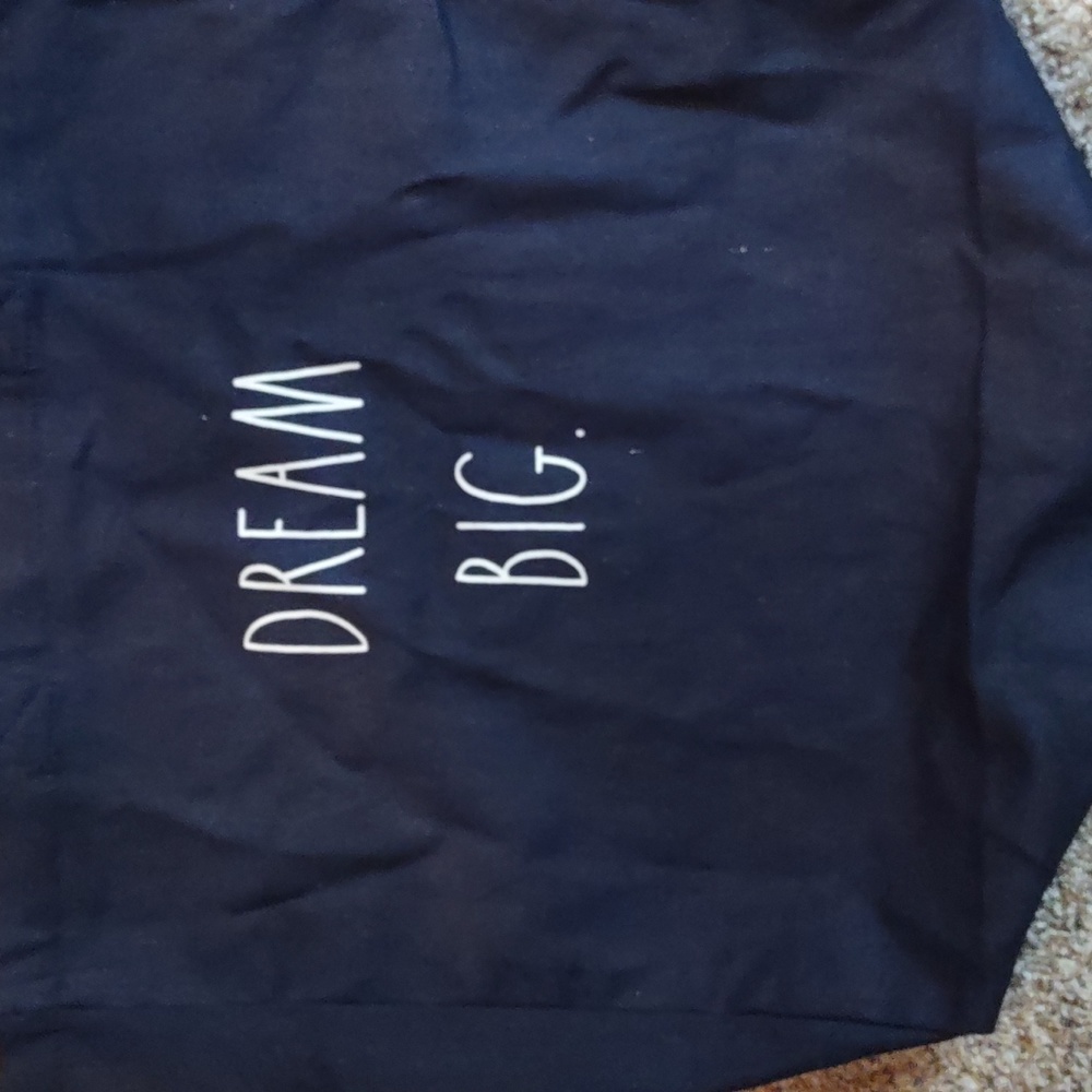 Rae Dunn Dream Big Bag Tote NWT - Picture 2 of 6